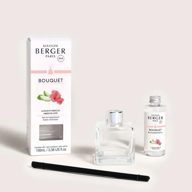 Hibiscus_Love_Flakon_m_Duftpinde_Bouquet_Lamper_Berger_Maison_Berger_byHviid