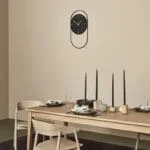 A-Wall Clock sort vægur 1 – Andersen Furniture – byHviid