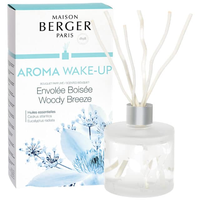 Aroma Wake-up flakon med duftpinde Bouquet fra Maison Berger - byHviid