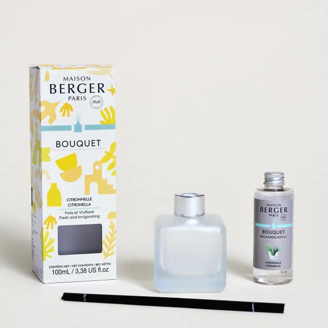 Citronella_Flakon_m_Duftpinde_Bouquet_Lamper_Berger_Maison_Berger_byHviid