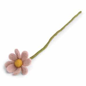 Støvet pink filt Anemone blomster - Én Gry og Sif - byHviid