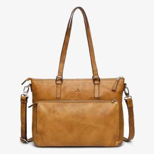 Malia Napoli arbejdstaske cognac - Adax 271525 - byHviid_front