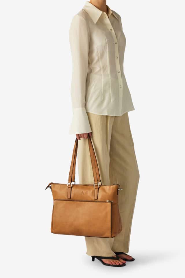 Malia Napoli arbejdstaske cognac - Adax 271525 - byHviid_image2