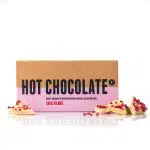 Hvid chili chokolade med hindbær, Hot Chocolate stykker – Chili Klaus – byHviid