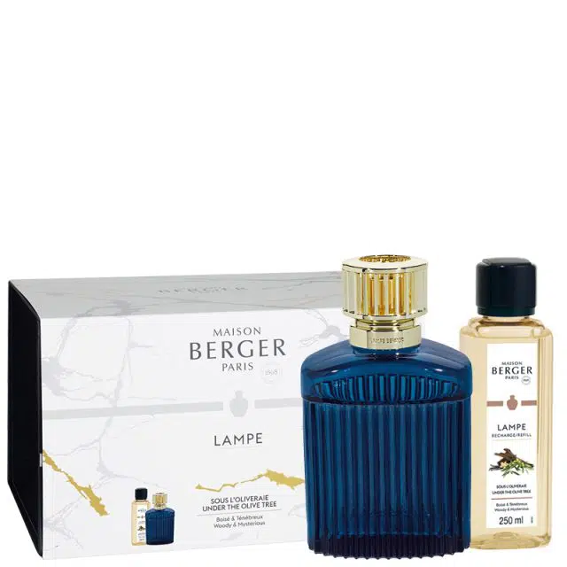 Lampe Berger Alpha Imperial Blue startsæt æske - Maison Berger - byHviid